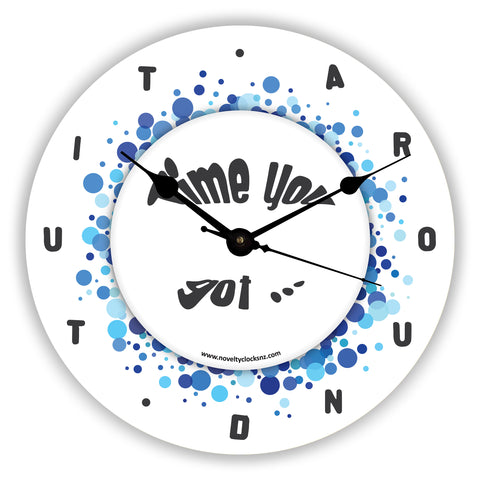 Round Tuit Humour Novelty Gift Clock